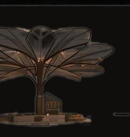 Assemble — the canopy tree raised